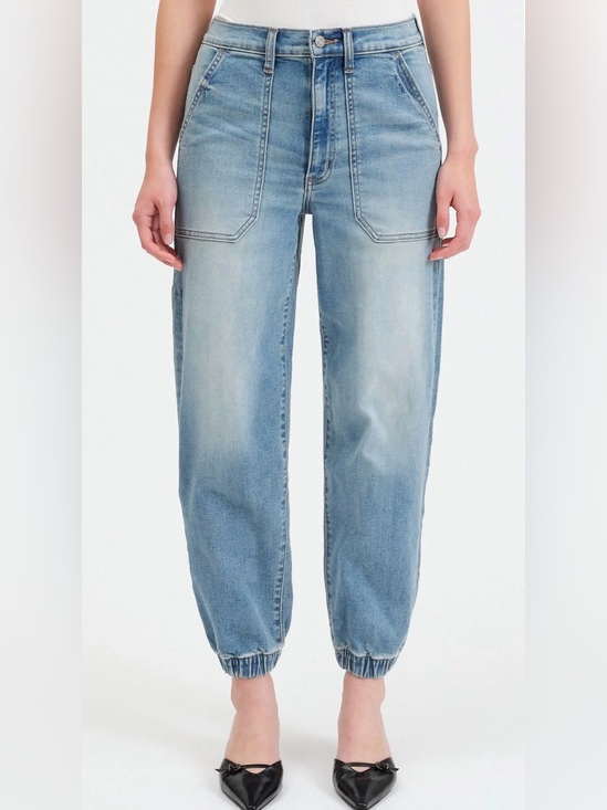 Daze Denim Pants - Daze The Champ High Rise Denim Jogger 30 Utility Relaxed Fit Casual Streetwear